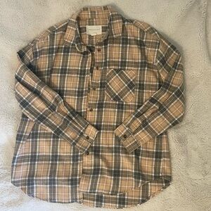 Soft Yellow Plaid Flannel